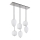 Globo - Lampadario a sospensione con filo 6xE14/40W/230V cromo lucido