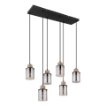Globo - Lampadario a sospensione con filo 6xE27/15W/230V