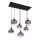 Globo - Lampadario a sospensione con filo 6xE27/40W/230V nero