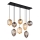 Globo - Lampadario a sospensione con filo 8xE14/40W/230V ottone