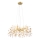 Globo - Lampadario a sospensione con filo 8xG9/8W/230V diametro 61 cm oro