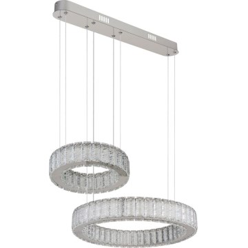 Globo - Lampadario a sospensione con filo LED dimmerabile LED/80W/230V 2700-6000K + telecomando
