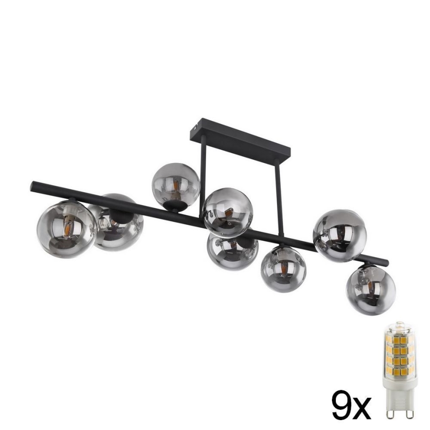 Globo - Lampadario a sospensione con supporto rigido LED 9xG9/3W/230V