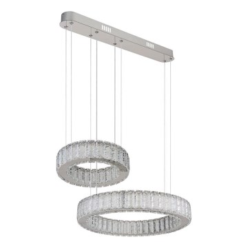 Globo - Lampadario a sospensione dimmerabile a LED su cavo LED/80W/230V 2700-6000K + telecomando