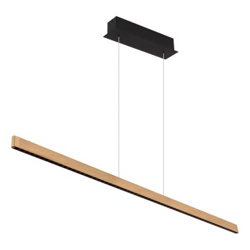 Globo - Lampadario a sospensione LED dimmerabile con controllo touch, 43 W, 230 V, 4000 K, finitura ottone