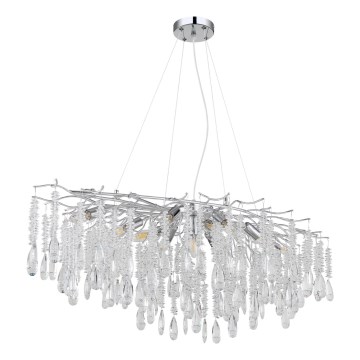 Globo - Lampadario a sospensione su cavo 12xE14/40W/230V