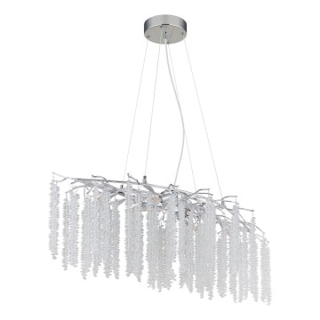 Globo - Lampadario a sospensione su cavo 9xG9/8W/230V