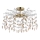 Globo - Lampadario a stelo 8xG9/8W/230V oro