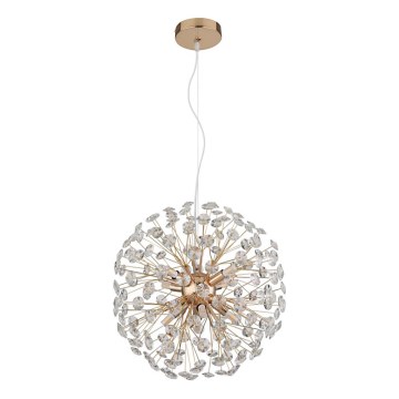 Globo - Lampadario LED a sospensione con cavo 8xG9/3,5W/230V, finitura oro