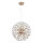Globo - Lampadario LED a sospensione con cavo 8xG9/3,5W/230V, finitura oro