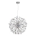 Globo - Lampadario LED a sospensione con cavo 9xG9/3,5W/230V, finitura cromo lucido
