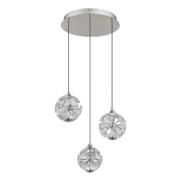 Globo - Lampadario LED a sospensione con cavo LED/24W/230V