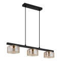 Globo - Lampadario LED a sospensione con filo 3xGX53/6W/230V fumé/marrone