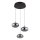 Globo - Lampadario LED a sospensione con filo 3xLED/6W/230V