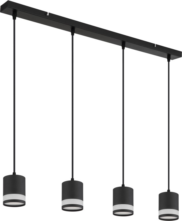Globo - Lampadario LED a sospensione con filo 4xGX53/7W/230V 3000K nero