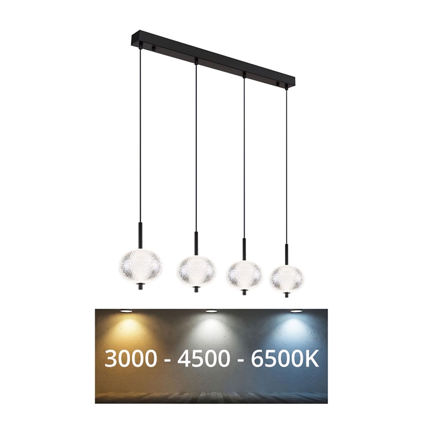 Globo - Lampadario LED a sospensione con filo 4xLED/5,75W/230V 3000/4500/6500K