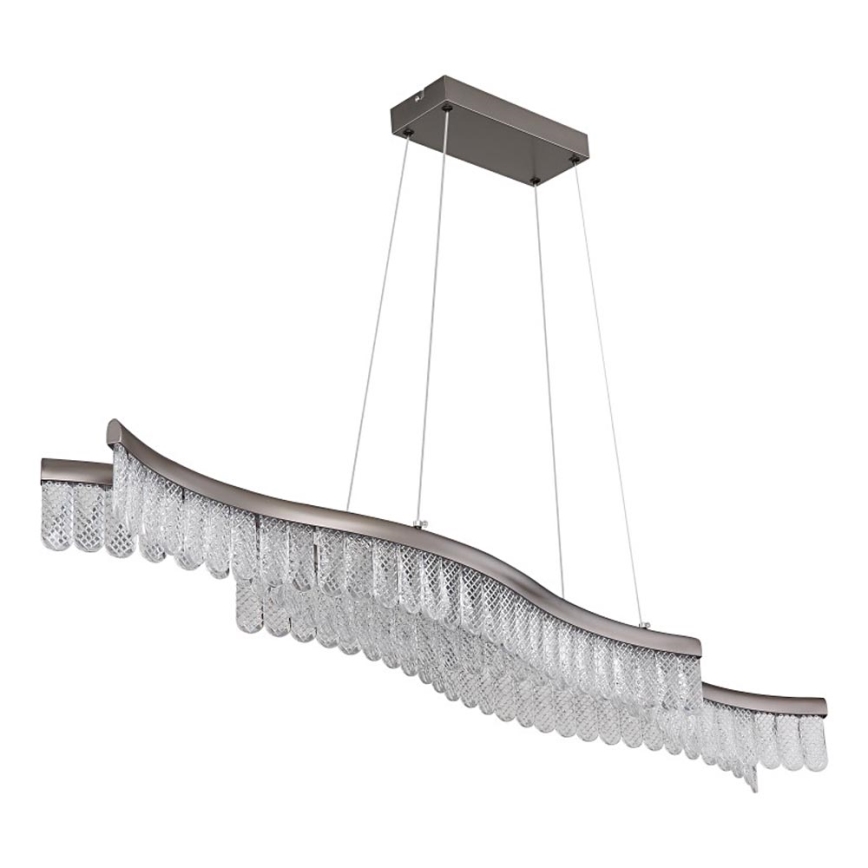 Globo - Lampadario LED a sospensione con filo LED/35W/230V 3200K cromo opaco