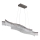 Globo - Lampadario LED a sospensione con filo LED/35W/230V 3200K cromo opaco