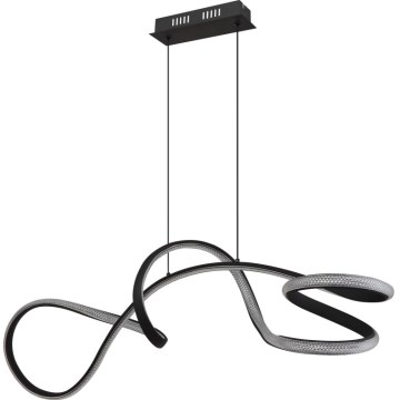 Globo - Lampadario LED a sospensione con filo LED/40W/230V nero