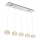 Globo - Lampadario LED a sospensione con filo LED/52W/230V 4000K cromo lucido/limpido