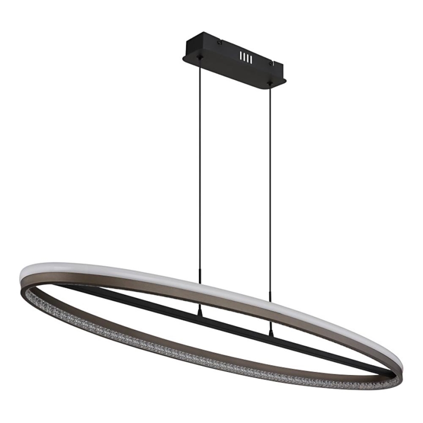Globo - Lampadario LED a sospensione con filo LED/60W/230V 3000/4000/6000K marrone