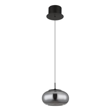 Globo - Lampadario LED a sospensione con filo LED/6W/230V nero
