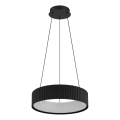 Globo - Lampadario LED a sospensione su cavo LED/45W/230V 2700/4000/6000K Ø 46 cm nero