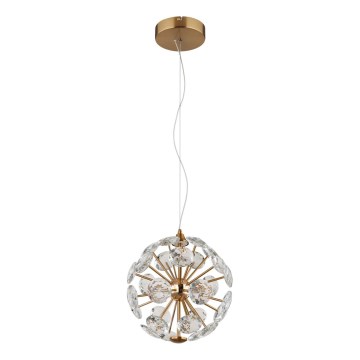 Globo - Lampadario LED sospeso con cavo LED/12W/230V 3000K dorato