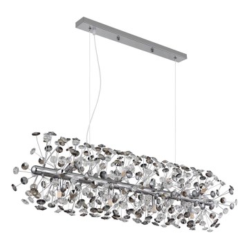 Globo - Lampadario LED su cavo 12xG9/3,5W/230V cromo lucido