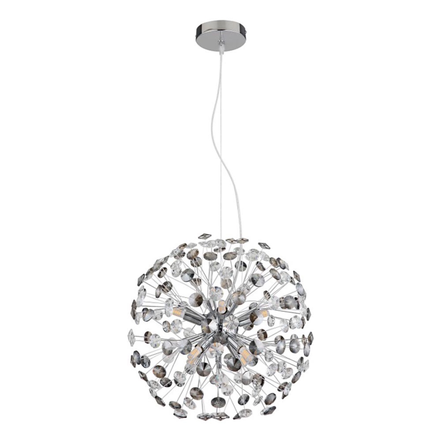 Globo - Lampadario LED su cavo 8xG9/3,5W/230V cromo lucido