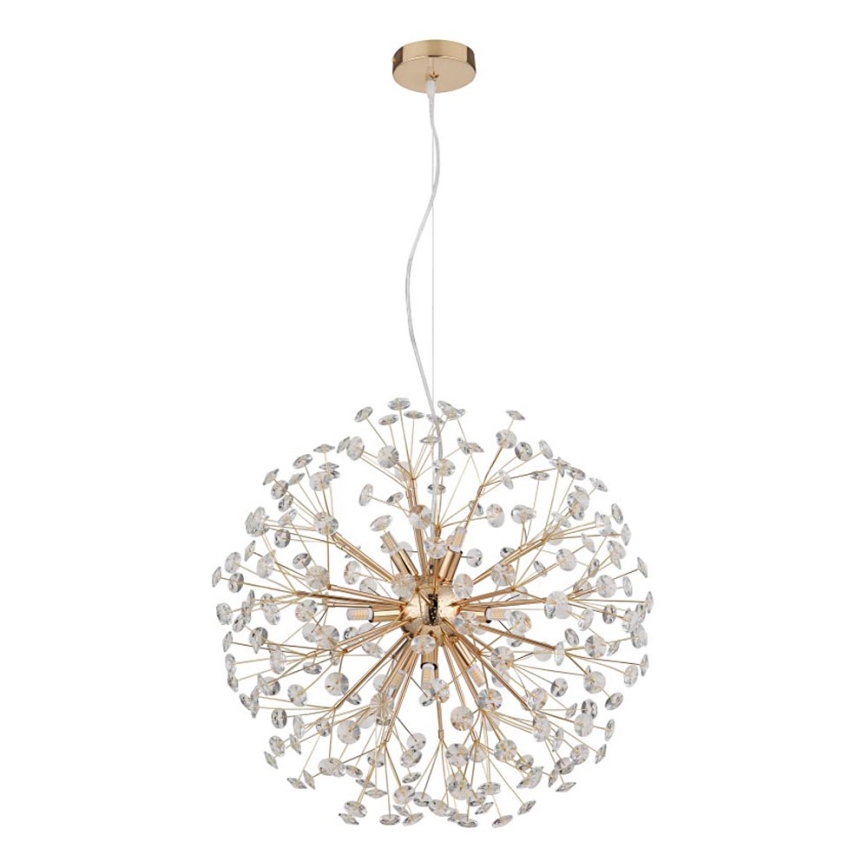 Globo - Lampadario LED su cavo 9xG9/3,5W/230V Ø 60 cm oro