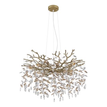 Globo - Lampadario sospeso con cavo 10xE14/40W/230V dorato