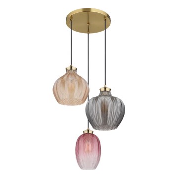Globo - Lampadario sospeso su cavo 3xE27/60W/230V Ø 45 cm