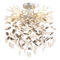 Globo - Lampadario su asta 6xE14/40W/230V argento