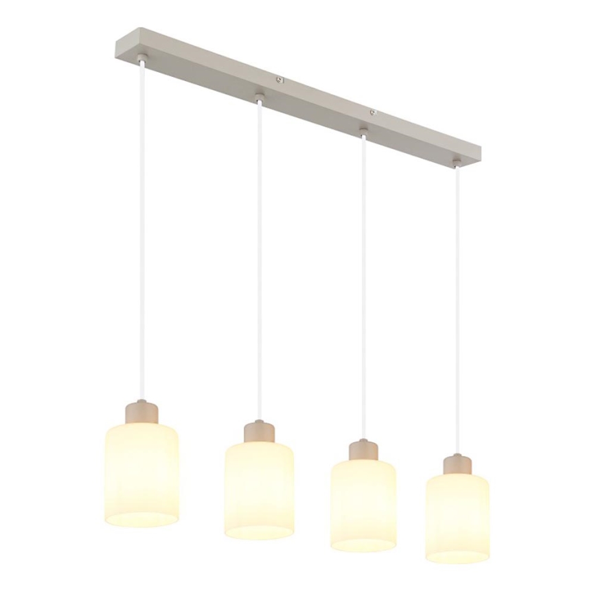 Globo - Lampadario su cavo 4xE27/40W/230V