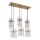 Globo - Lampadario su cavo 6xE27/60W/230V dorato