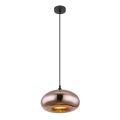 Globo - Lampadario su filo 1xE27/60W/230V rame