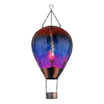 Globo - LED Decorazione solare a ciondolo 24xLED/0,2W/3V IP44 mongolfiera