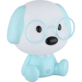 Globo - LED Dimmerabile ricaricabile per bambini notte piccola lampada LED/1W/5V 500 mAh blu