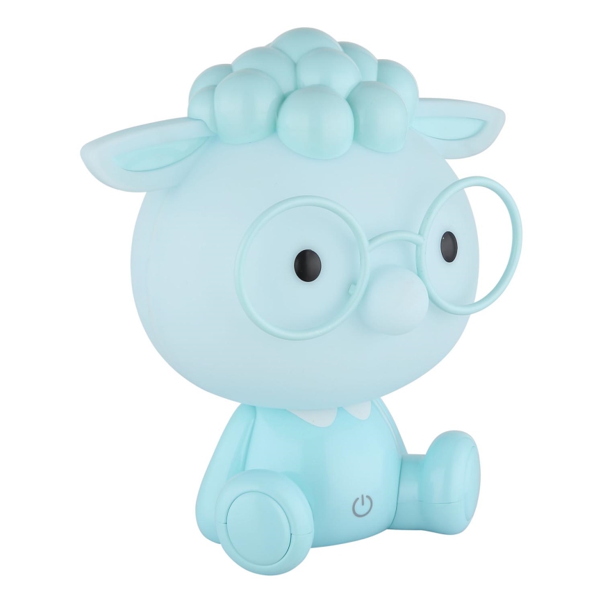 Globo - LED Dimmerabile ricaricabile per bambini notte piccola lampada LED/1W/5V 500 mAh blu