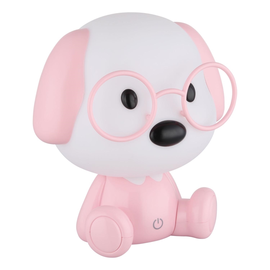 Globo - LED Dimmerabile ricaricabile per bambini notte piccola lampada LED/1W/5V 500 mAh rosa