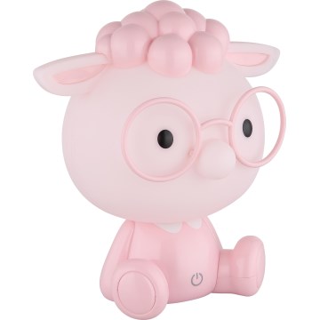 Globo - LED Dimmerabile ricaricabile per bambini notte piccola lampada LED/1W/5V 500 mAh rosa
