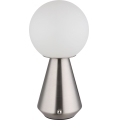 Globo - LED Dimmerabile touch per esterni lampada da tavolo LED/1,5W/5V 3000/4500/6500K 1800 mAh IP41 cromo opaco