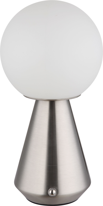 Globo - LED Dimmerabile touch per esterni lampada da tavolo LED/1,5W/5V 3000/4500/6500K 1800 mAh IP41 cromo opaco