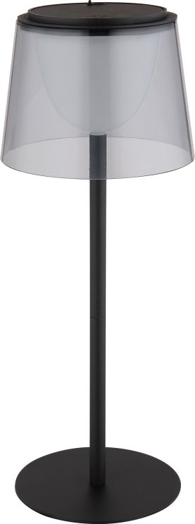 Globo - LED Lampada da tavolo da esterno touch dimmerabile LED/1,8W/5V IP44 1800 mAh nero/smoky