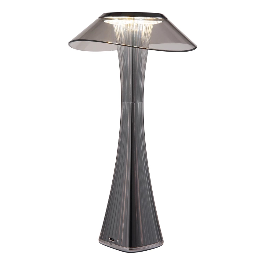 Globo - LED Lampada da tavolo ricaricabile dimmerabile LED/2,5W/3,7V 1200mAh 2700K/4500K/6500K nero