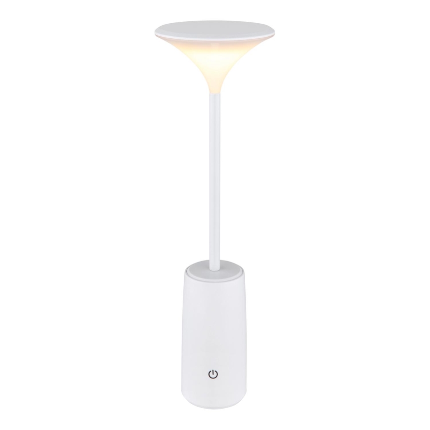 Globo - LED Lampada da tavolo touch ricaricabile e dimmerabile LED/1,2W/3,7V 3000K 1500mAh bianco