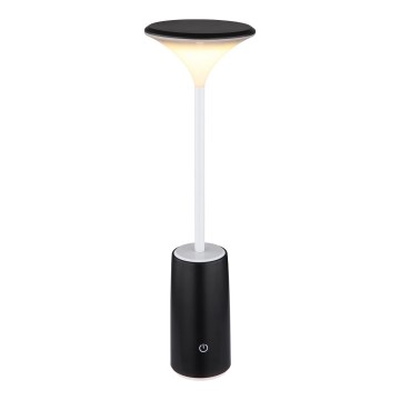 Globo - LED Lampada da tavolo touch ricaricabile e dimmerabile LED/1,2W/3,7V 3000K 1500mAh nero