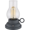 Globo - LED Lampada da tavolo touch ricaricabile e dimmerabile LED/1W/3,7V 1200 mAh antracite