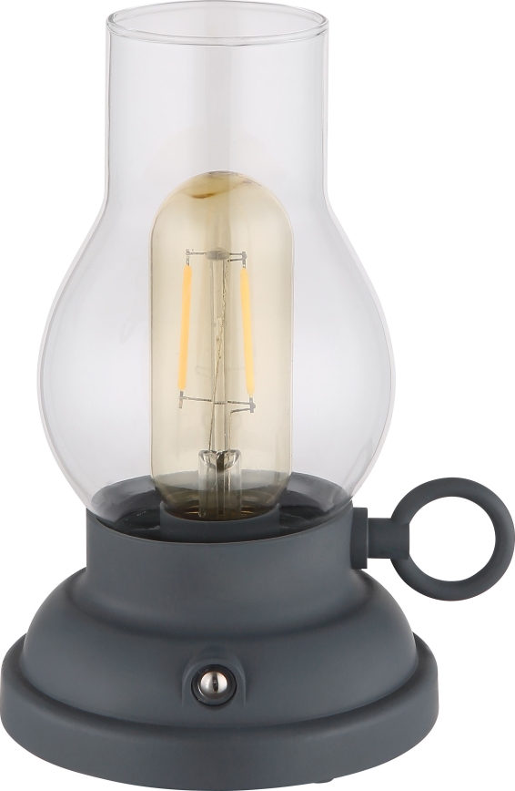 Globo - LED Lampada da tavolo touch ricaricabile e dimmerabile LED/1W/3,7V 1200 mAh antracite